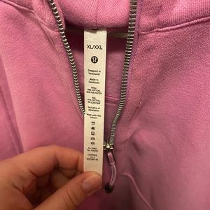 XL/XXL oversized Scuba half zip hoddie